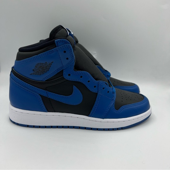 NWB Air Jordan 1 Retro High OG Dark Marina Blue GS Sneakers - Picture 3 of 9